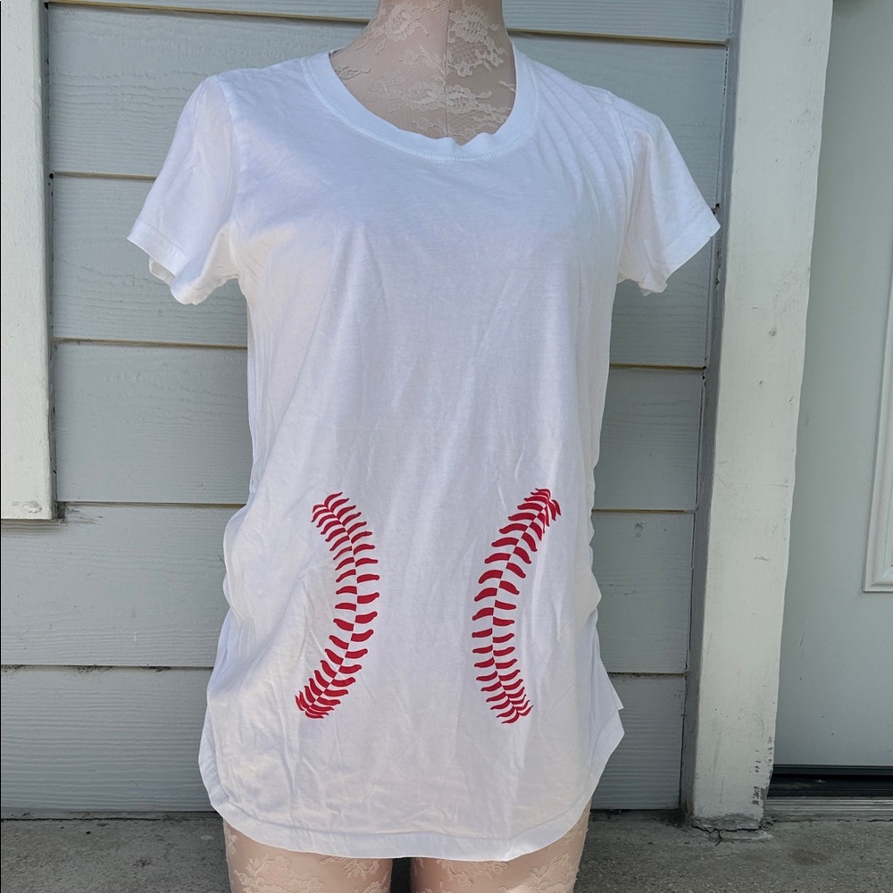 Crazydog maternity baseball shirt